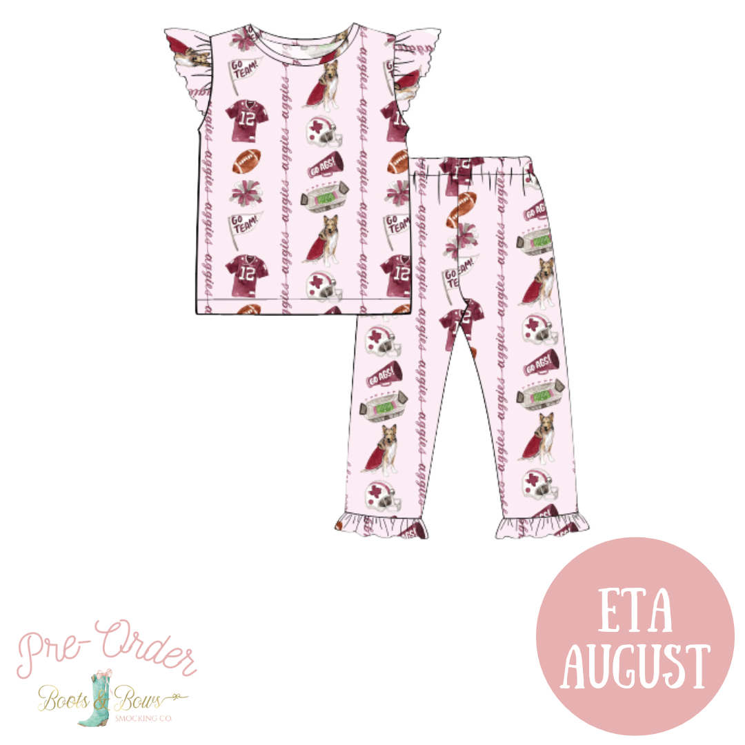 PRE-ORDER: Girls Texas A&M Pajamas (ETA AUGUST)