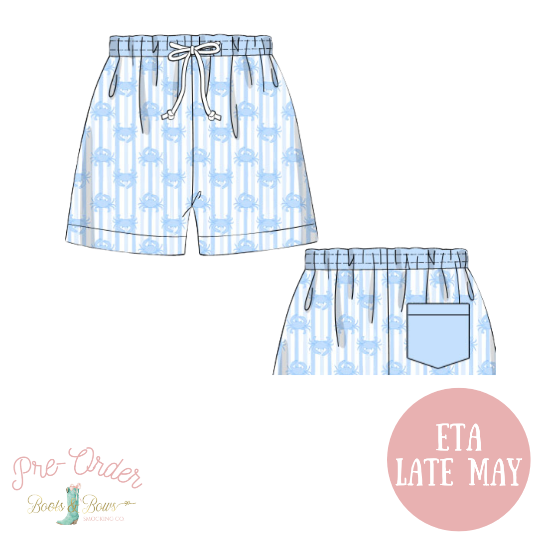 PRE-ORDER: Boys Blue Crab Swimsuit (ETA Late May)