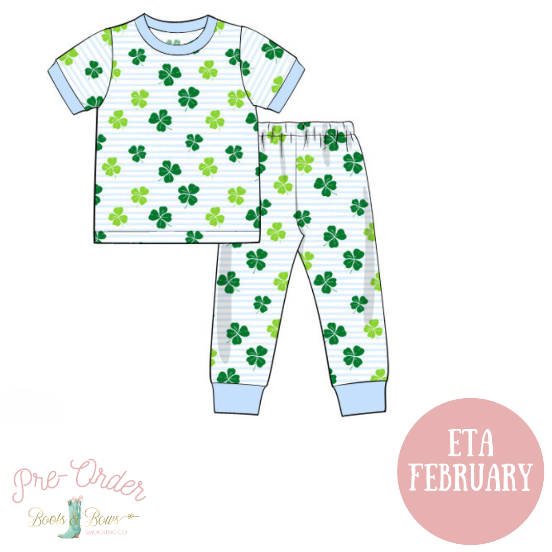 PRE-ORDER: Boys Shamrock Pajamas (ETA February)