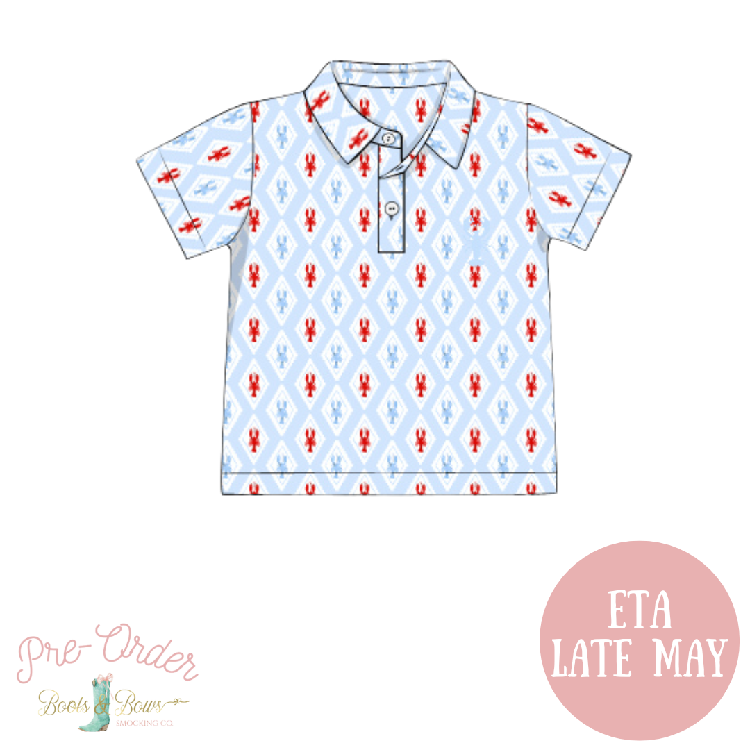 PRE-ORDER: Boys Lobster Polo (ETA Late May)