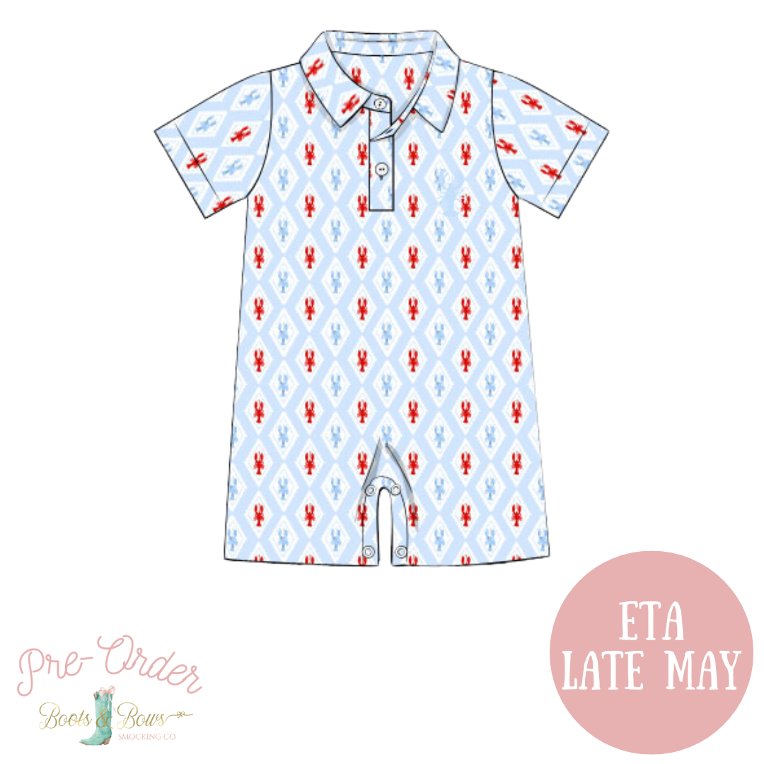 PRE-ORDER: Boys Lobster Polo Jon Jon (ETA LATE MAY)