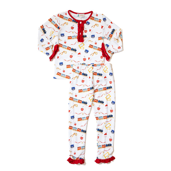 WHOLESALE: Girls Christmas Express Pajamas (ETA September)