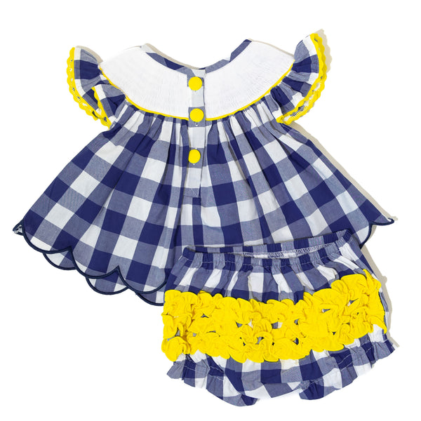 Girls Bluebonnet Diaper Set