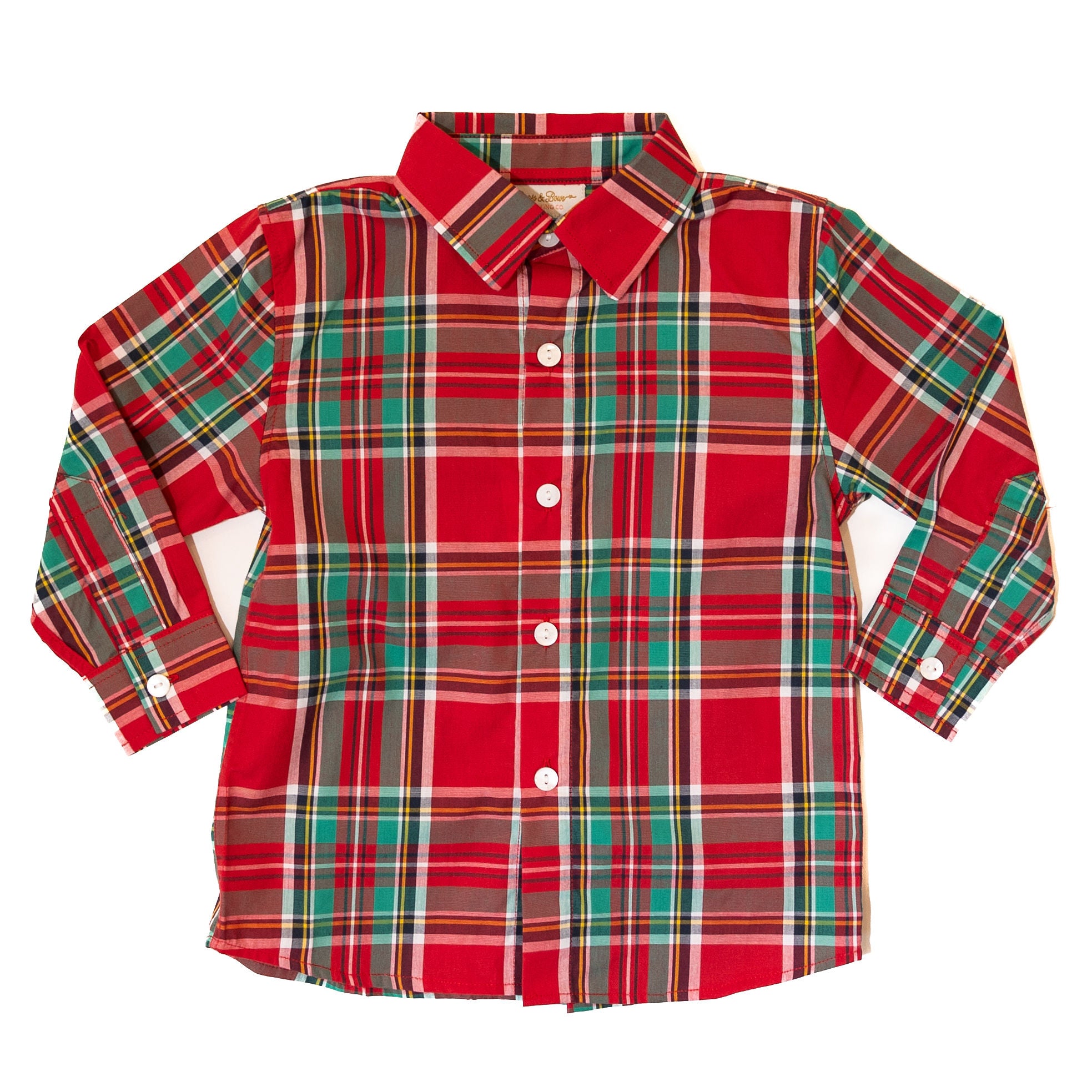 WHOLESALE: Boys Plaid Button-Up (ETA SEPTEMBER)