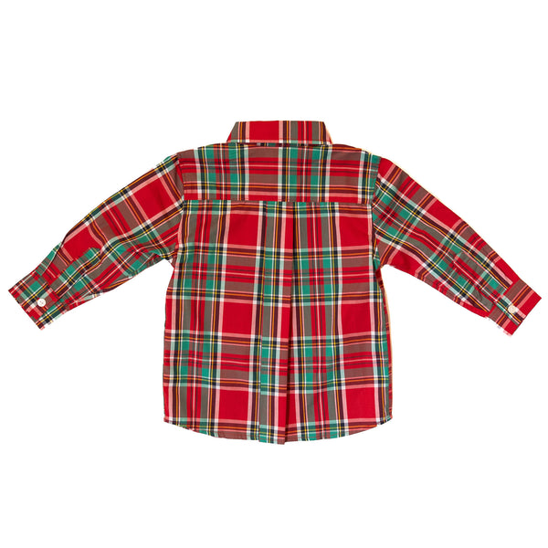 WHOLESALE: Boys Plaid Button-Up (ETA SEPTEMBER)