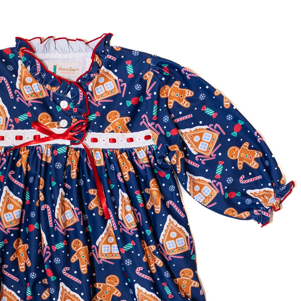 WHOLESALE: Girls Gingerbread Nightgown (ETA September)