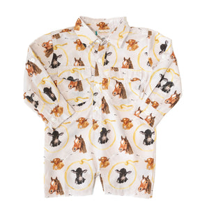 Boys Ranch Rodeo Fishing Romper