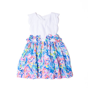 WHOLESALE: Girls Summer Soiree Scallop Dress