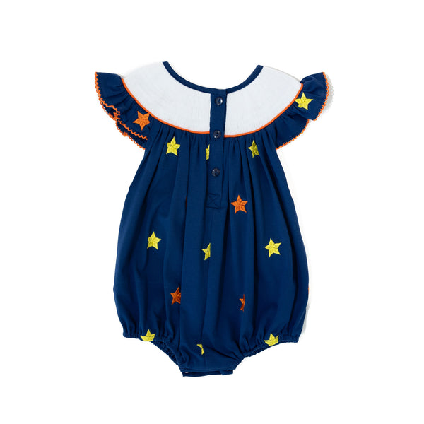 Girls Astros Stars Smocked Bubble