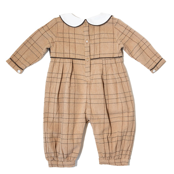 WHOLESALE: Boys Smocked Turkey Romper (ETA JULY)