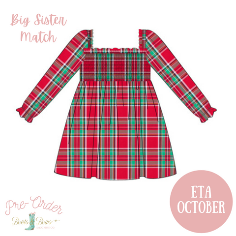 PRE-ORDER: Girls Plaid Dress (ETA OCTOBER)
