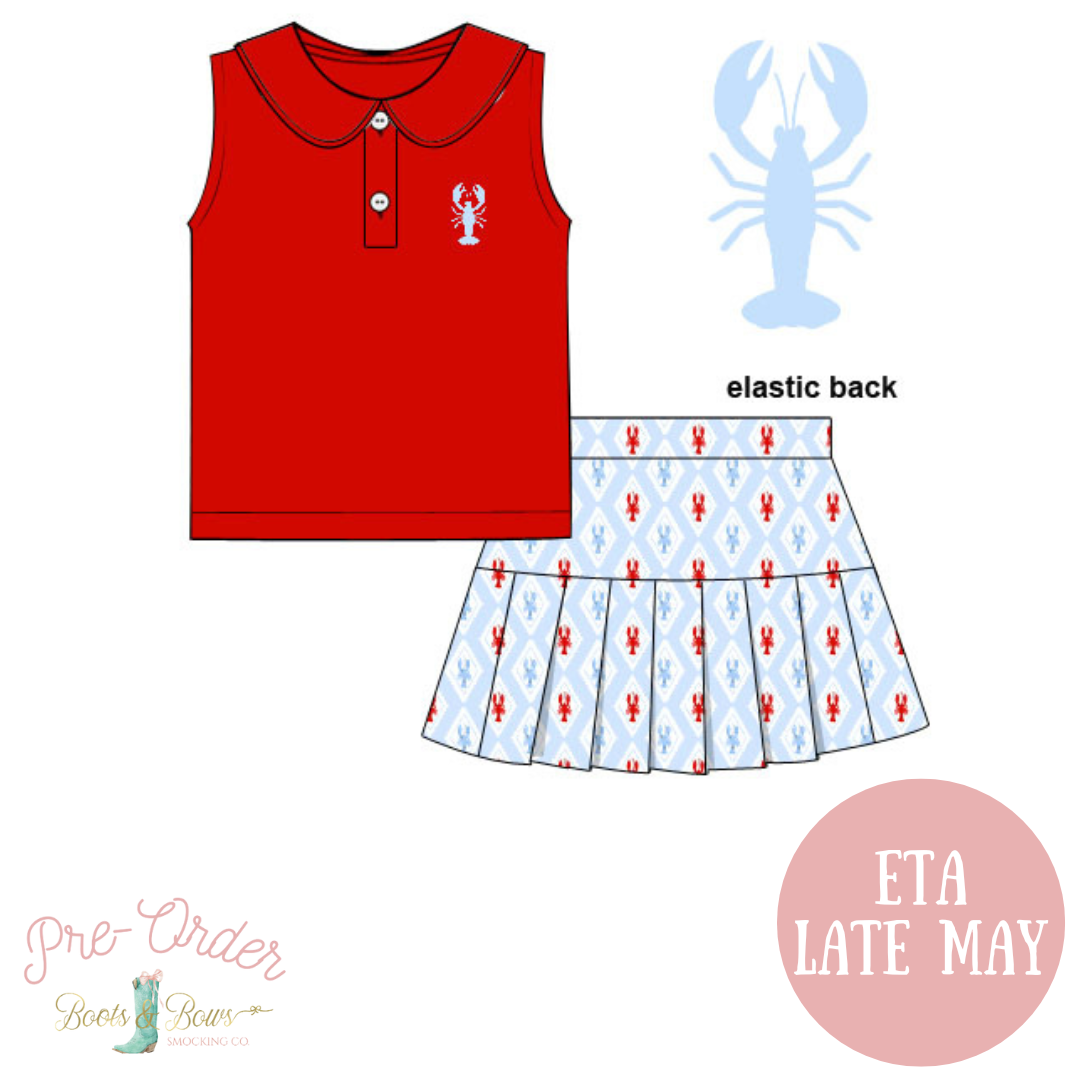 PRE-ORDER: Girls Lobster Sport Set (ETA LATE May)