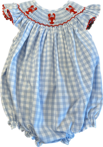 Girls Smocked Crawfish Bubble